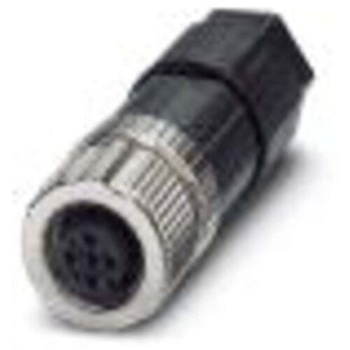 M12 4-Pin Onbeschermde Connector Met Push-Lock Veer - 1424655