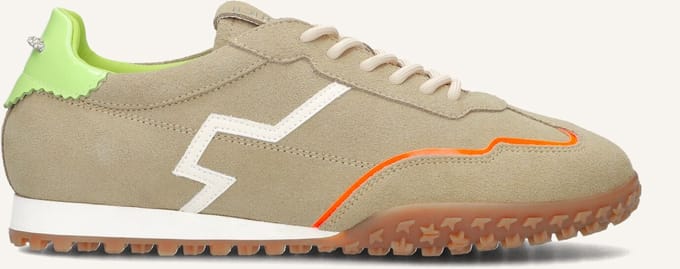 GIO+ Cielo Sneakers - Leer - Dames - Beige - Maat 37