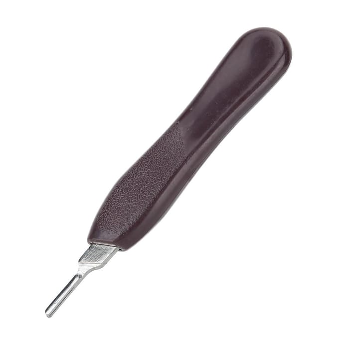 Manche de burin à bijoux en acier inoxydable et plastique, accessoire pour outil de bijouterie black