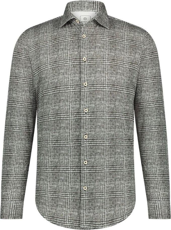 Blue Industry shirt ruit bruin