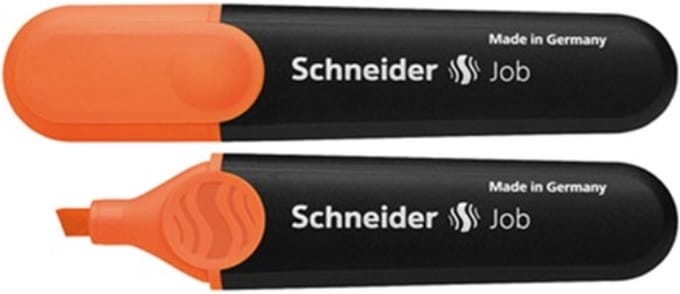 Markeerstift schneider job oranje | 10 stuks