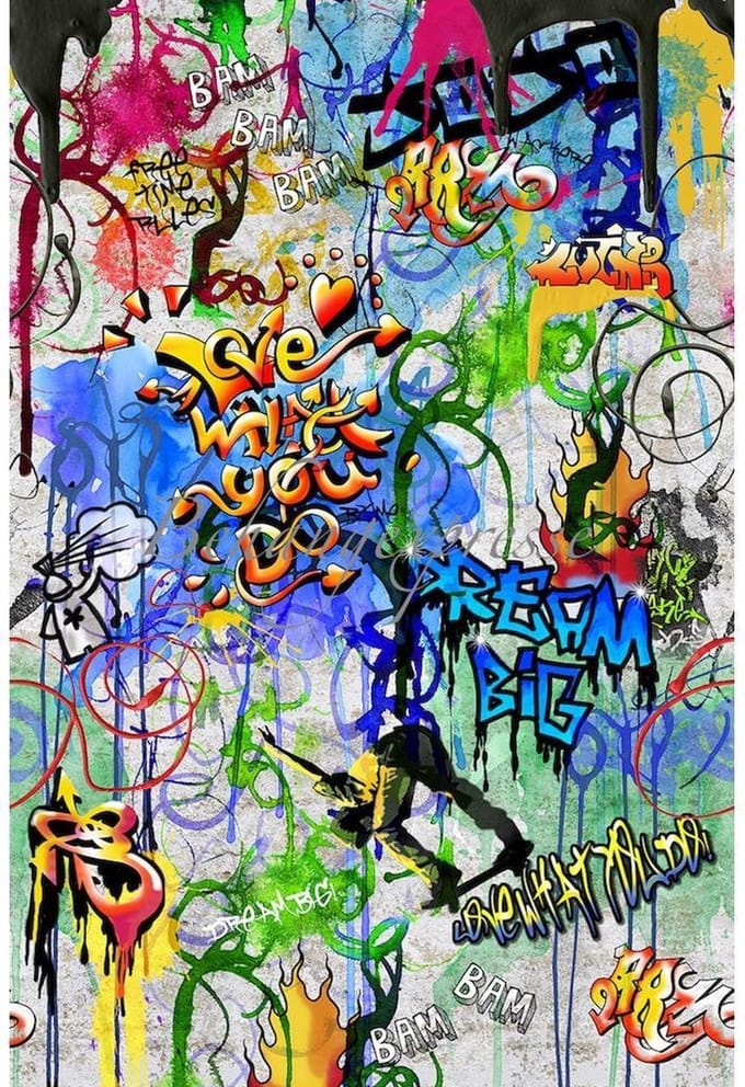 Graffiti Park Behang