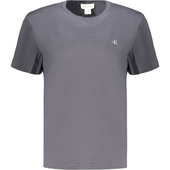 Calvin Klein Short Sleeve Monogram Crew Tee Ebony Taglia: M | Maglie Sportivi Outlet | Donna | Nero