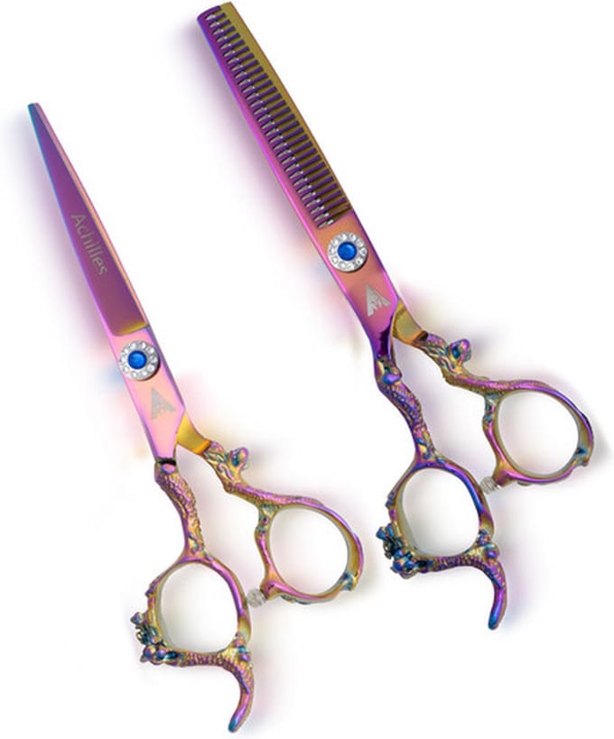 Achilles® Linkshandig Schaar Set 6 Inch Dragon - Schaar & Coupeschaar - Kappersschaar