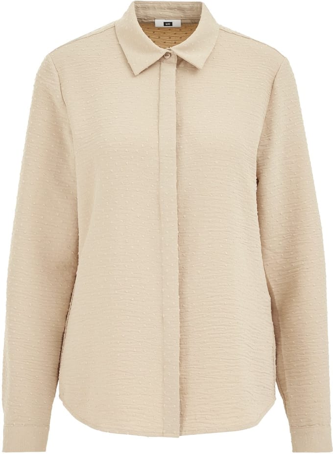 WE Fashion Dames blouse met structuur