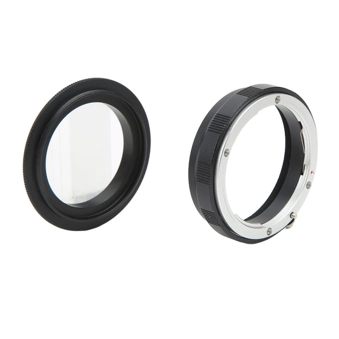 52mm Macro Lens Omkeerring Adapter Camera Mount Lensadapter Achterste Lens Beschermring Achterklep gray