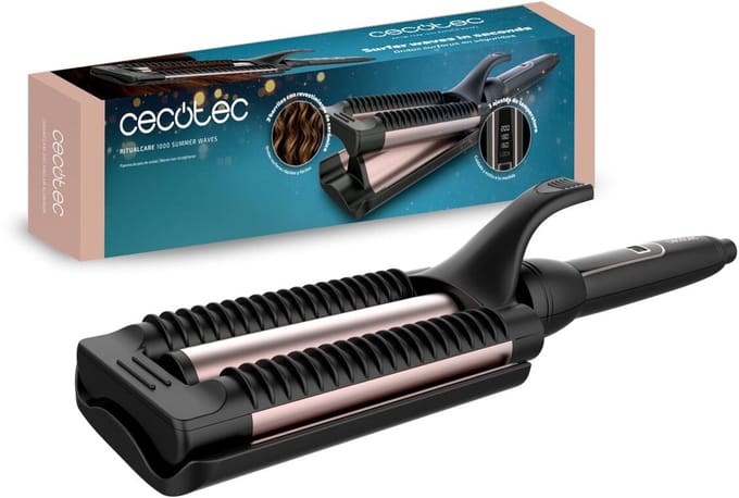 Cecotec Haar Krultang Summer Waves 83W 3 Barrels 25mm Keramisch 3 Temperaturen