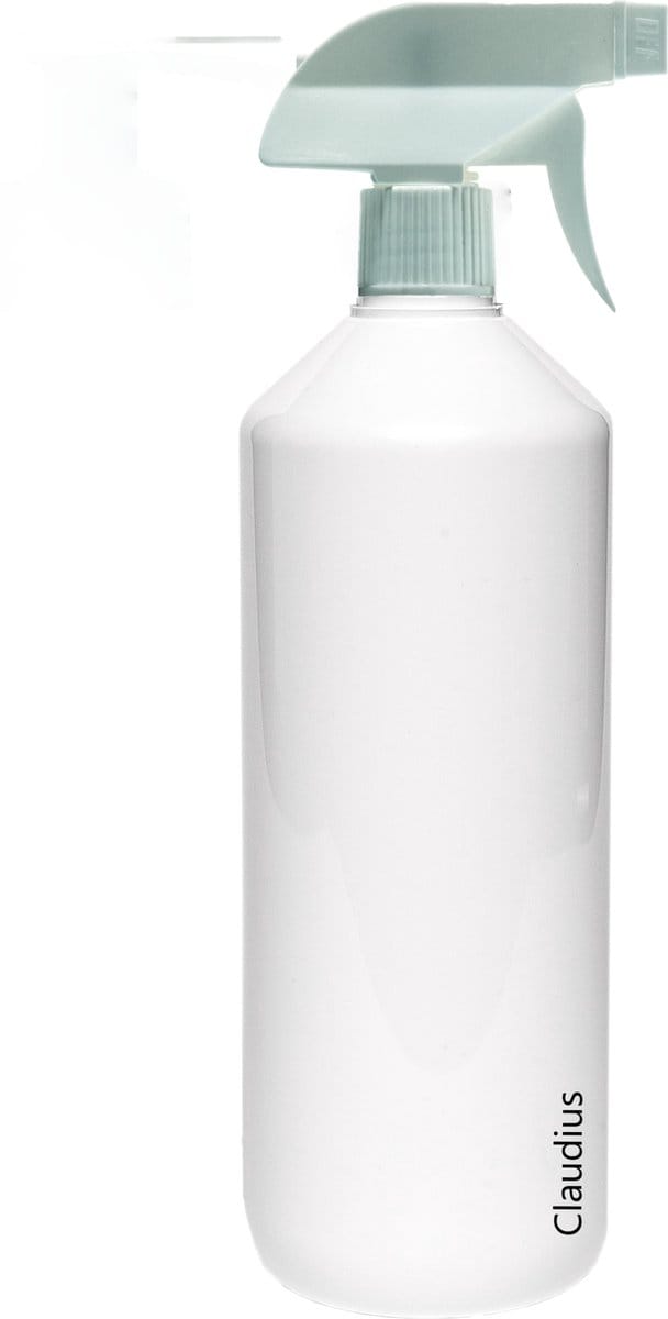 Lege Plastic Fles 500 ml PET wit - met witte spraykop - set van 10 stuks - navulbaar - leeg