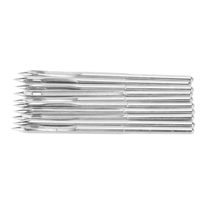 Ensemble d'aiguilles pour Machine à coudre, 10 pièces, en acier Durable, sans bavure, pour Machine à broder, GK9 Home, 5cm 9-9 EGP*2 white