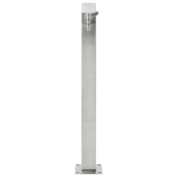 vidaXL - Tuinwaterkolom - vierkant - 95 - cm - roestvrij - staal