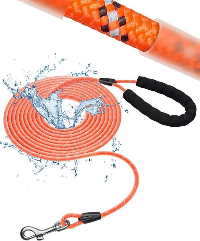 Solidchoice - Hondenriem Waterdicht en Reflecterend, 5m/10m/15m/20m