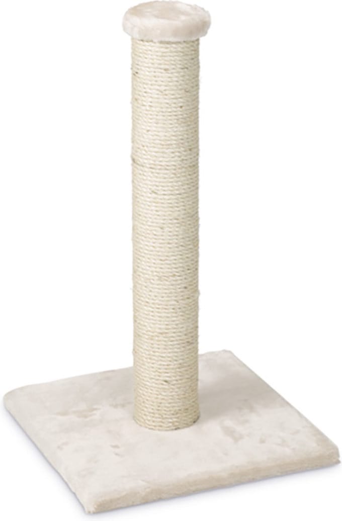 Beeztees Gina - Krabpaal - Beige - 34x34x60 cm