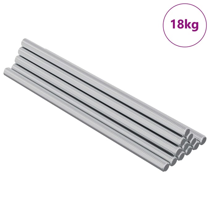 vidaXL Draad Stang 800 pcs Zilver Staal
