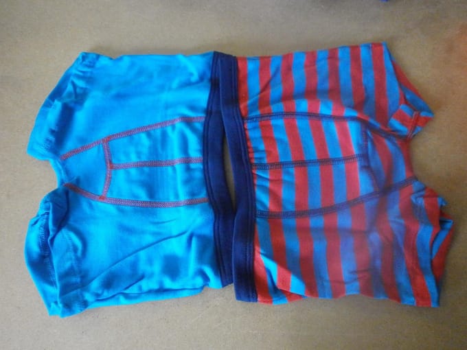Petit Bateau - 2 Pack - Boxershort - Jongen - Blauw /rood - 12jaar 150