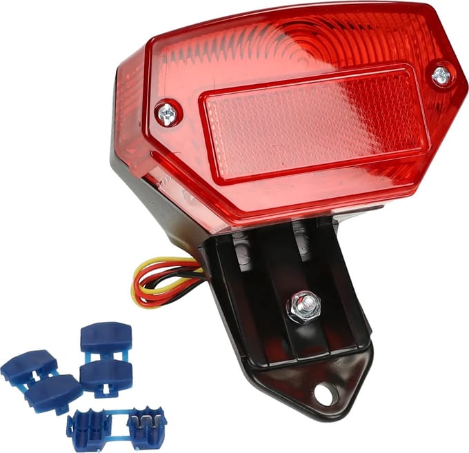 Led achterlicht model voet (Ulo) Mokix voor Kreidler, Zundapp
