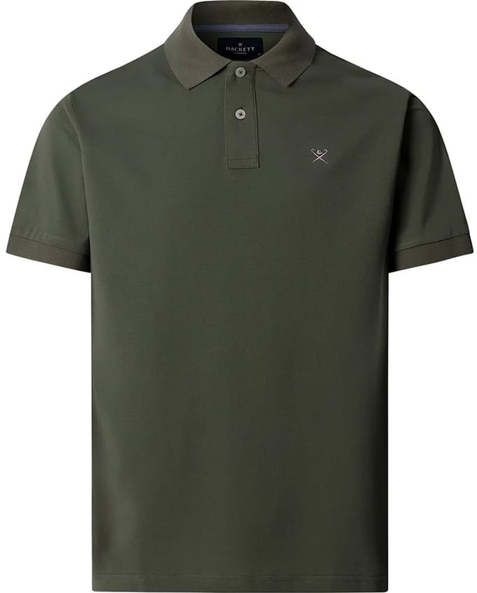 Hackett Hm5600148 Slim Fit Korte Mouw Poloshirt Groen S Man