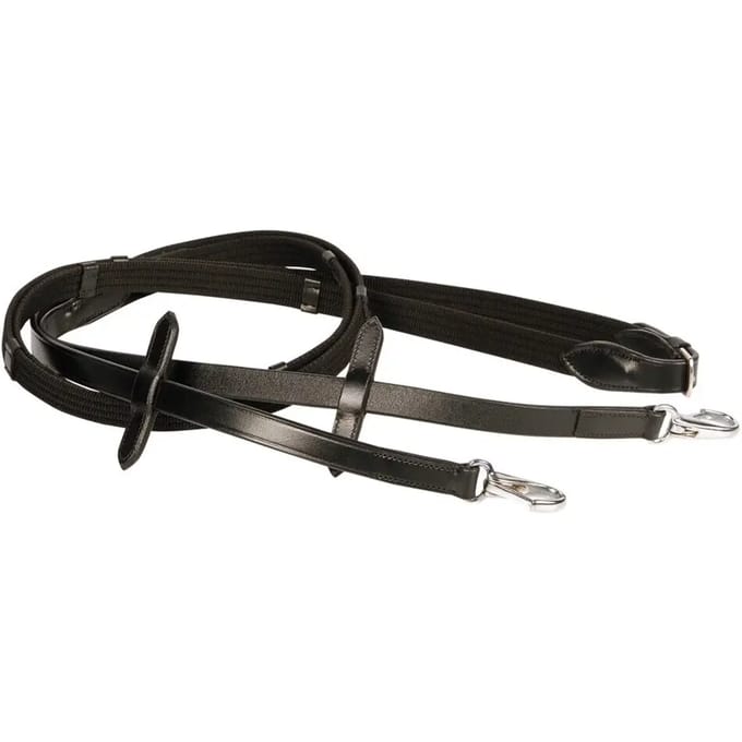 HARRY'S HORSE TEUGELS WEBBAND MET CLIPSLUITING Zwart