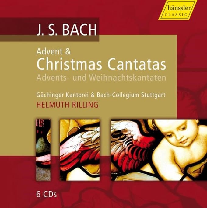 Gächinger Kantorei, Bach Collegium Stuttgart, Helmuth Rilling - J.S.Bach: Advent & Christmas Cantatas (6 CD)