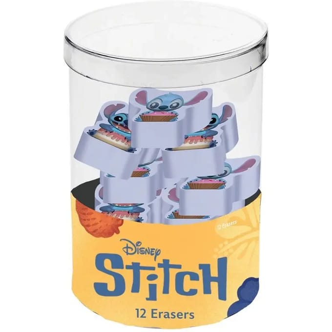 Karactermania - Disney Lilo en Stitch - Kubus met 12 Gommen