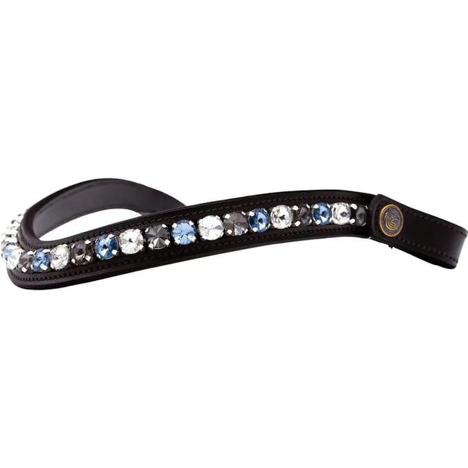 Frontbalk voor paard met crystal blue motief Bridlery