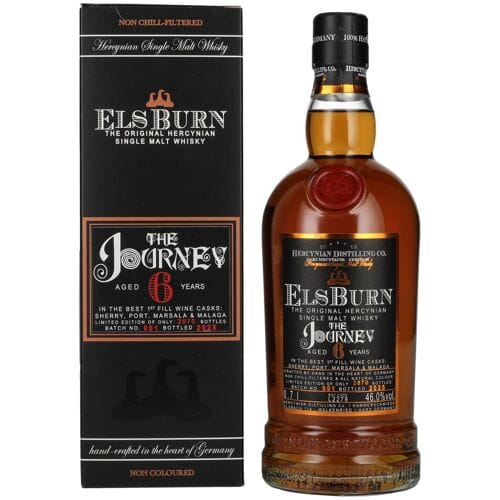 Elsburn 6 Years Old THE JOURNEY Single Malt Batch No. 002 2026 46% Vol. 0,7l in geschenkverpakking