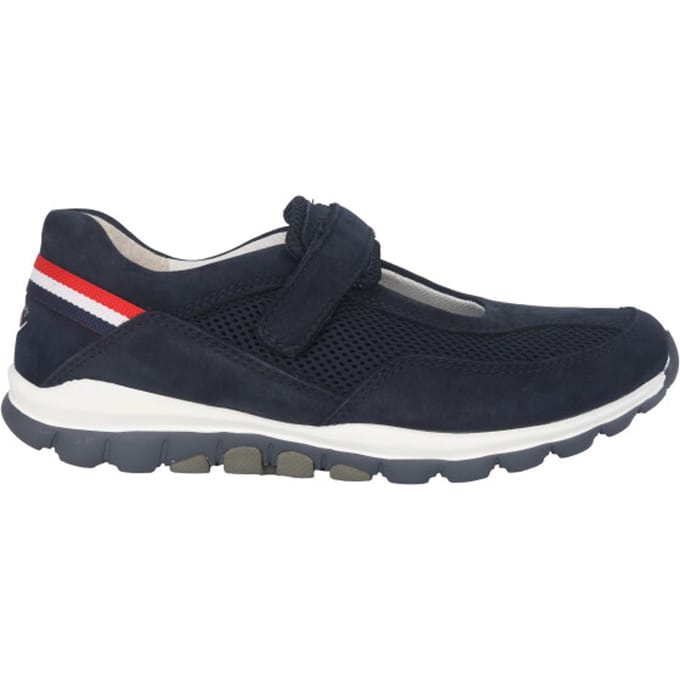 Gabor rollingsoft sensitive 26.962.46 - dames rollende wandelsneaker - Blauw - maat 37.5 (EU) 4.5 (UK)