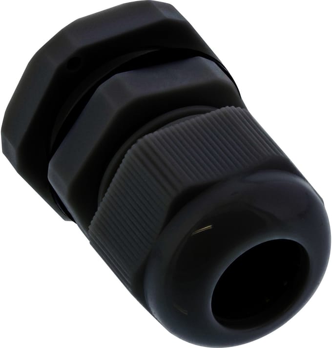 Kabelwartel | PG7 | 3-6,5 mm | IP68 | zwart | 10 stuks