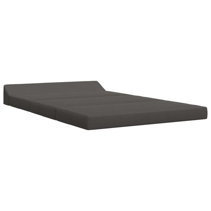 vidaXL - Vouwbare - Sofa - Bed - 2-zits - Donkergrijs - 120 - x - 60 - x - 49 - cm - Stof