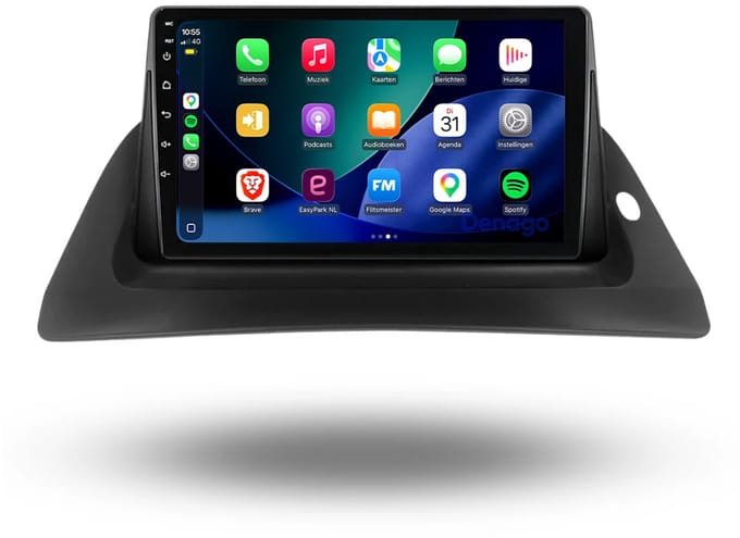 CarPlay autoradio geschikt voor Renault Kangoo | 2015 t/m 2018 | Android 16 | Draadloos Apple CarPlay & Android Auto | 2GB + 32GB | QuadCore processor | Denago DNG-A390 | 2025 model | 2015 2016 2017 2018 | Bluetooth & Wifi