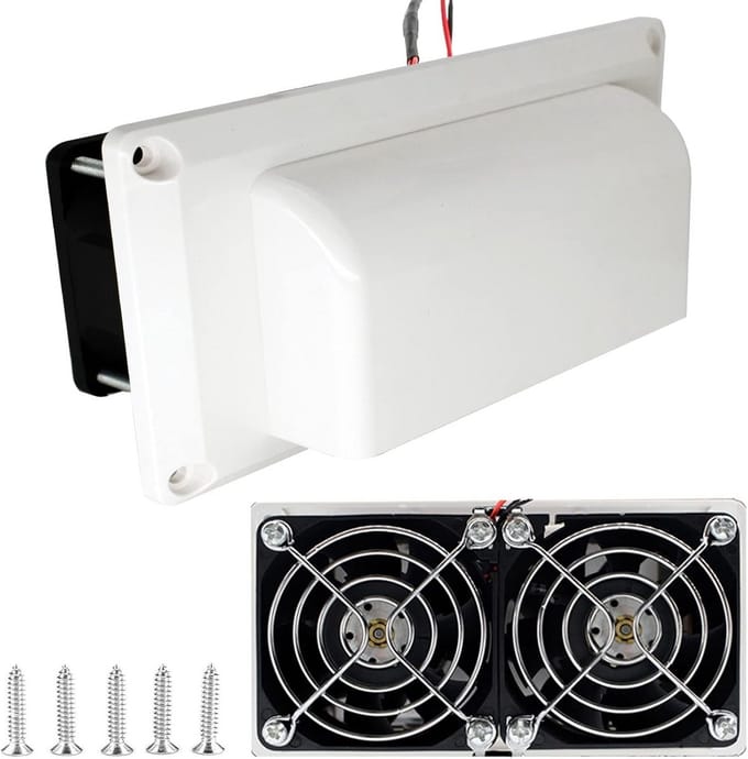 Ventilator 12V voor Caravan en Camper - Stil en Energiezuinig