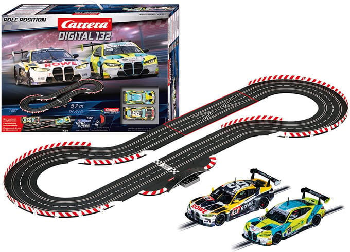Carrera Racebaan - DIGITAL 132 - Pole Position - BMW M4 GT3 - ROWE Racing vs. RAM Racing - 5,7m