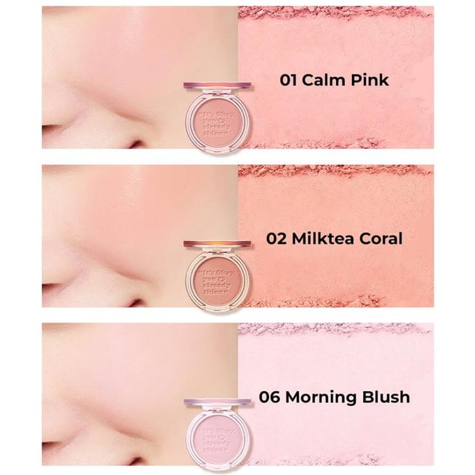 [peripera] Pure Blushed Sunshine Cheek 4.2g 02 Milktea Coral