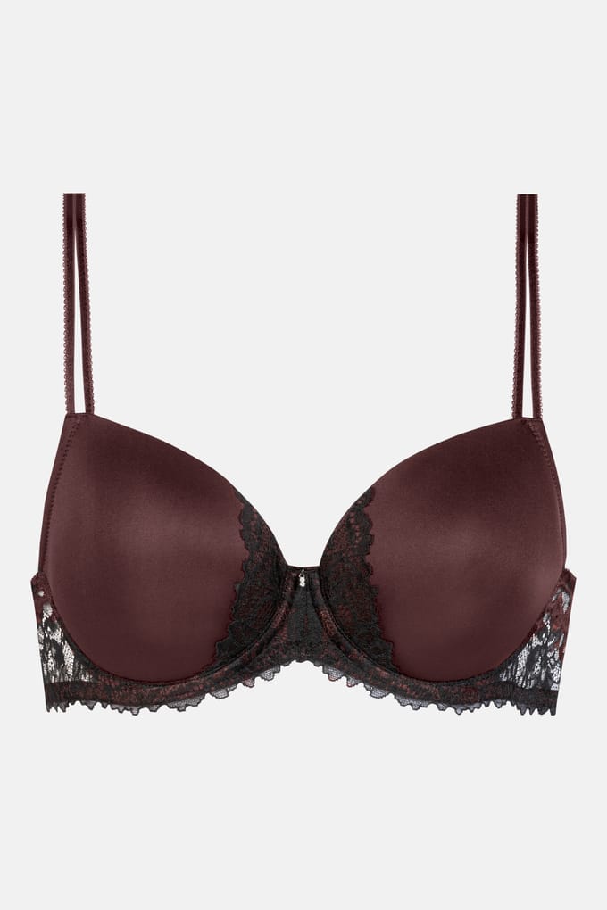 Bi-stretch-beha | Full cup Serie Luxurious Hot Maroon