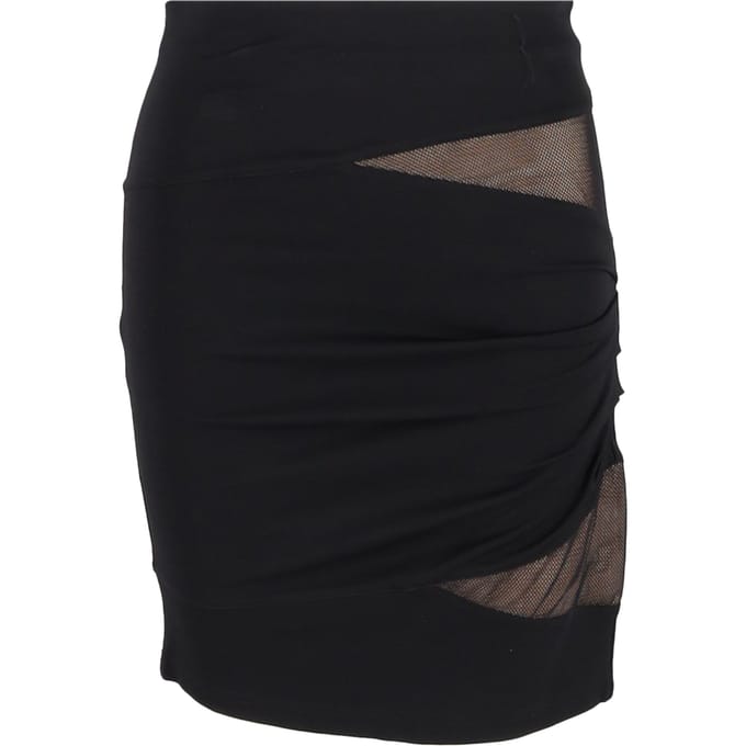 Alexander Wang minirok met meshaccenten in zwart rayon