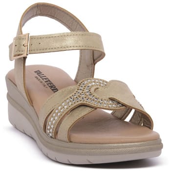 Sandalen met sleehak Valleverde GOLD