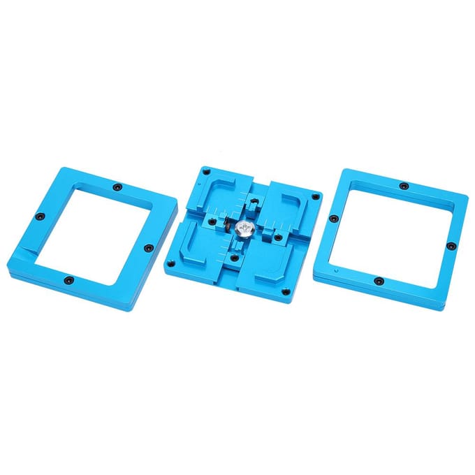 BGA Reballing Rework Station Dubbel Frame Template Stencil Lasapparaat Kits 80 x 80mm
