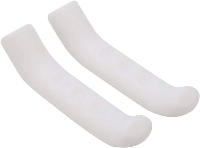 Remhendel Covers - Fietsgrepen - Comfortabel Fietsen - Ergonomische Grip - 2 Stuks - Wit