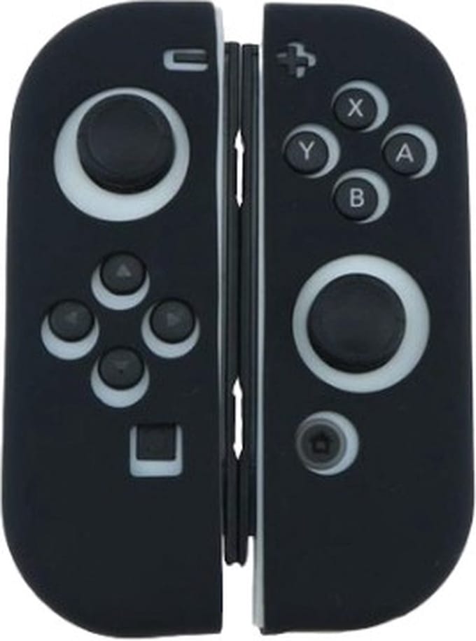 Siliconen Switch Grips - Beschermhoes - Switch accessoires - Controller hoes - Anti-slip - Zwart