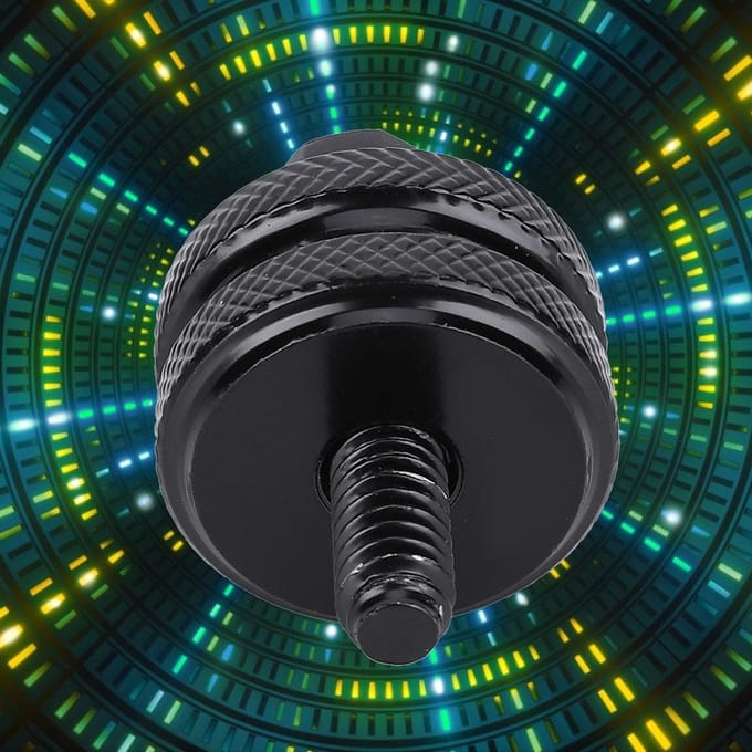 Trépieds 14  et 38  Vis vers Adaptateur de Monture Griffe Flash pour Caméra Caméscope gray