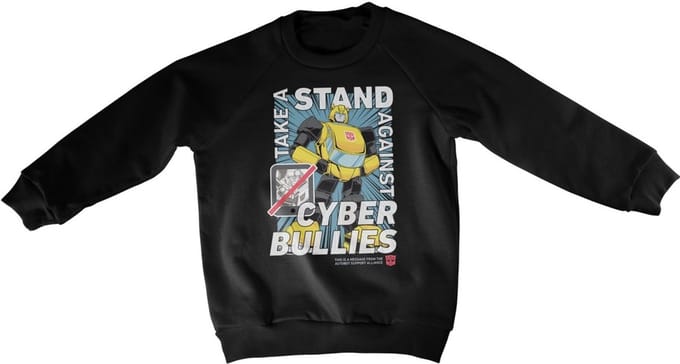 Transformers Kinder-sweatshirt ‘Take A Stand Against Cyber Bullies’ HSB-31-TF1205-DTF559