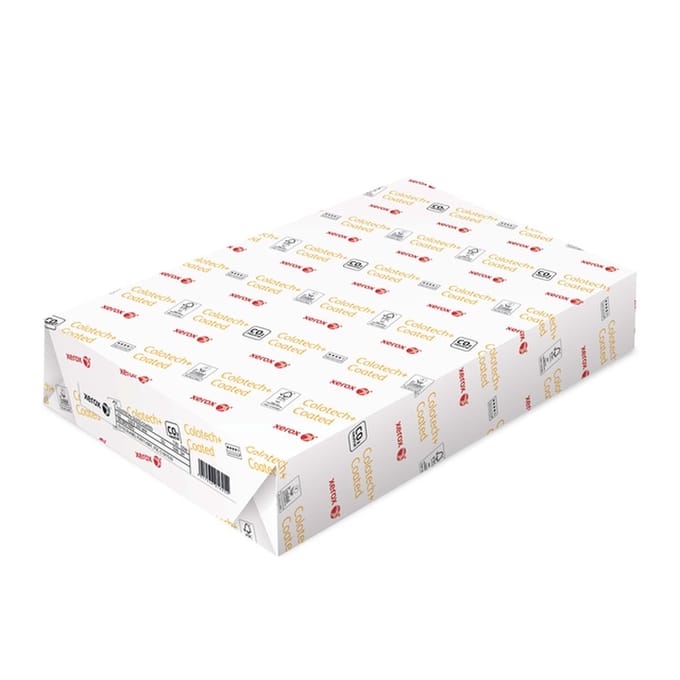 Laserpapier xerox colotech+ glossy a3 170gr wit | 5 stuks