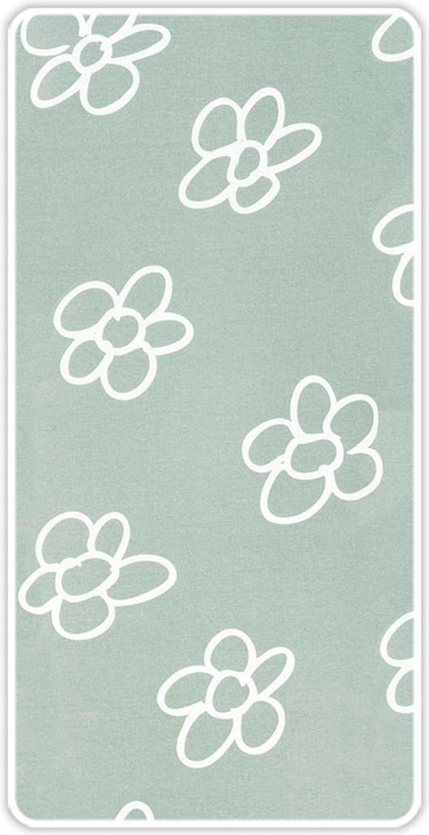 Leuke Strijkhoezen | Strijkdeken - Bloemen Groen - 130 x 65 cm - Strijken zonder strijkplank