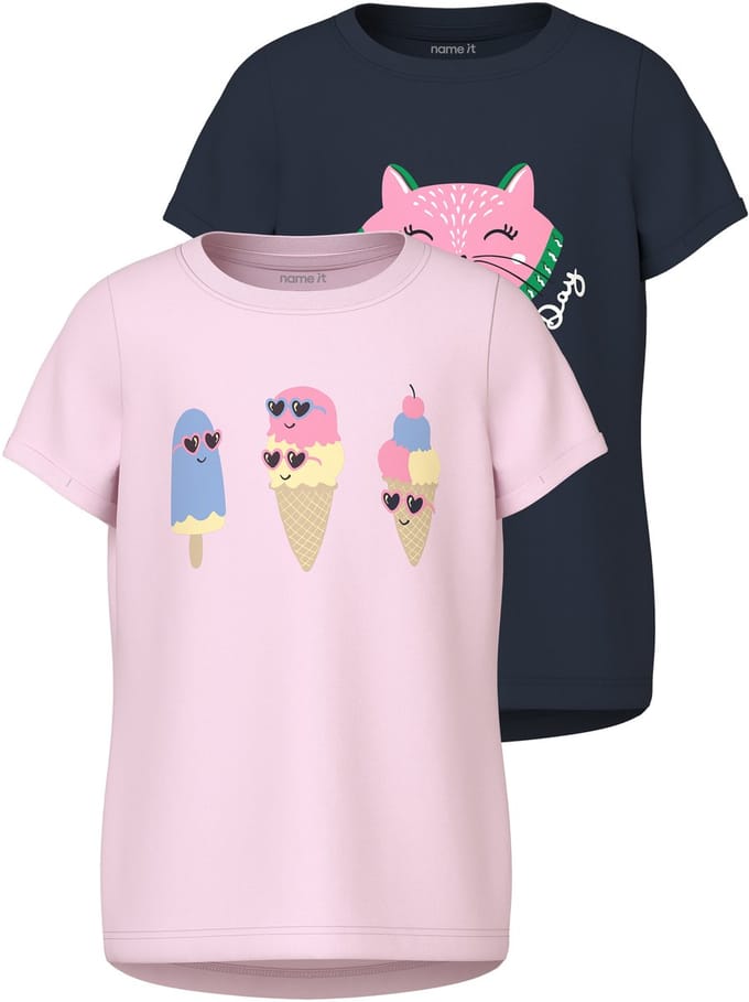 NAME IT - NMFVIX 2P SS TOP - Meisjes - T-shirts