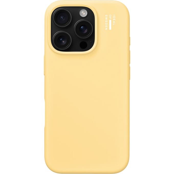 iDeal of Sweden Silicone Case geschikt voor Apple iPhone 16 Pro - Soft Lemon