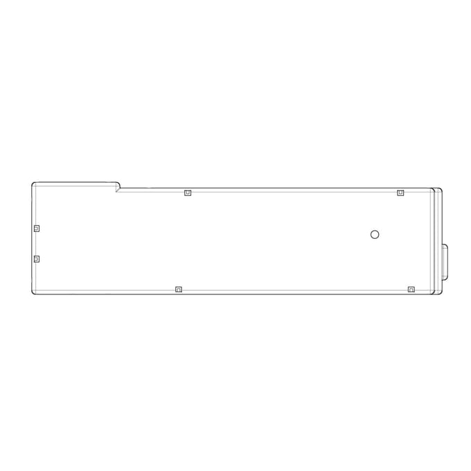 AEG deksel, gebruikersinterface-bord, VCU Shuttle 140051705055
