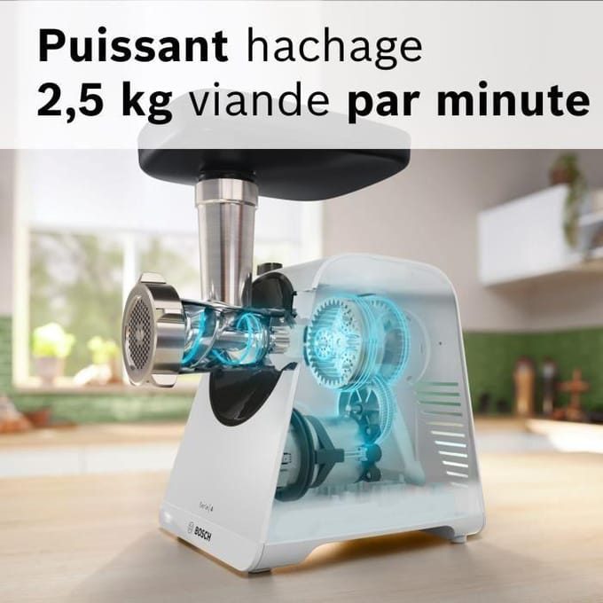 Bosch MFWS420W - Multi Power Serie 4 - Vleesmolen - Wit