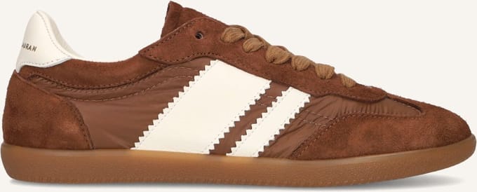 STEFANO LAURAN 1white119 Sneakers - Suède - Dames - Bruin - Maat 38