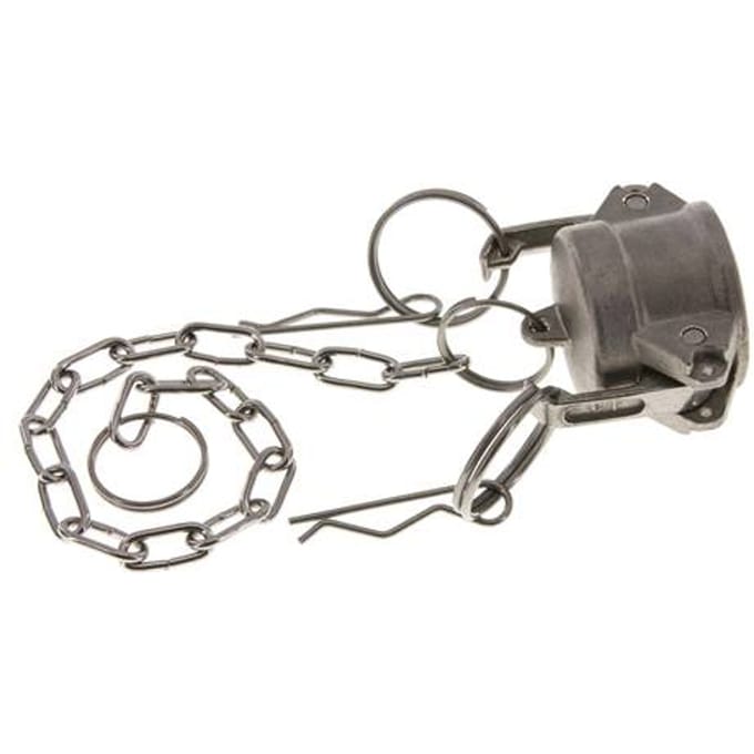 Camlock DN 25 (1'') Koppeling RvsEnd Cap Type DC MIL-C-27487