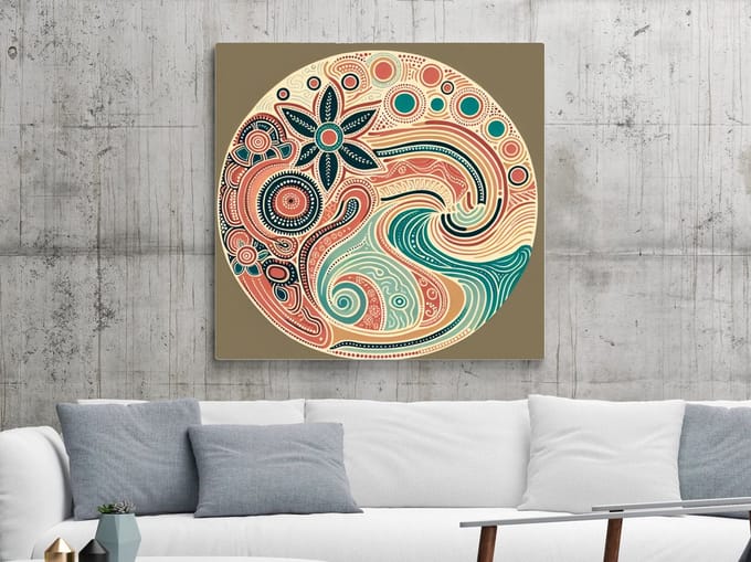 Kunstprint | Wanddecoratie | Dibond | 60 × 60 cm