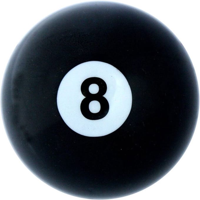 Malik Billard Bal - hockeybal - zwart
